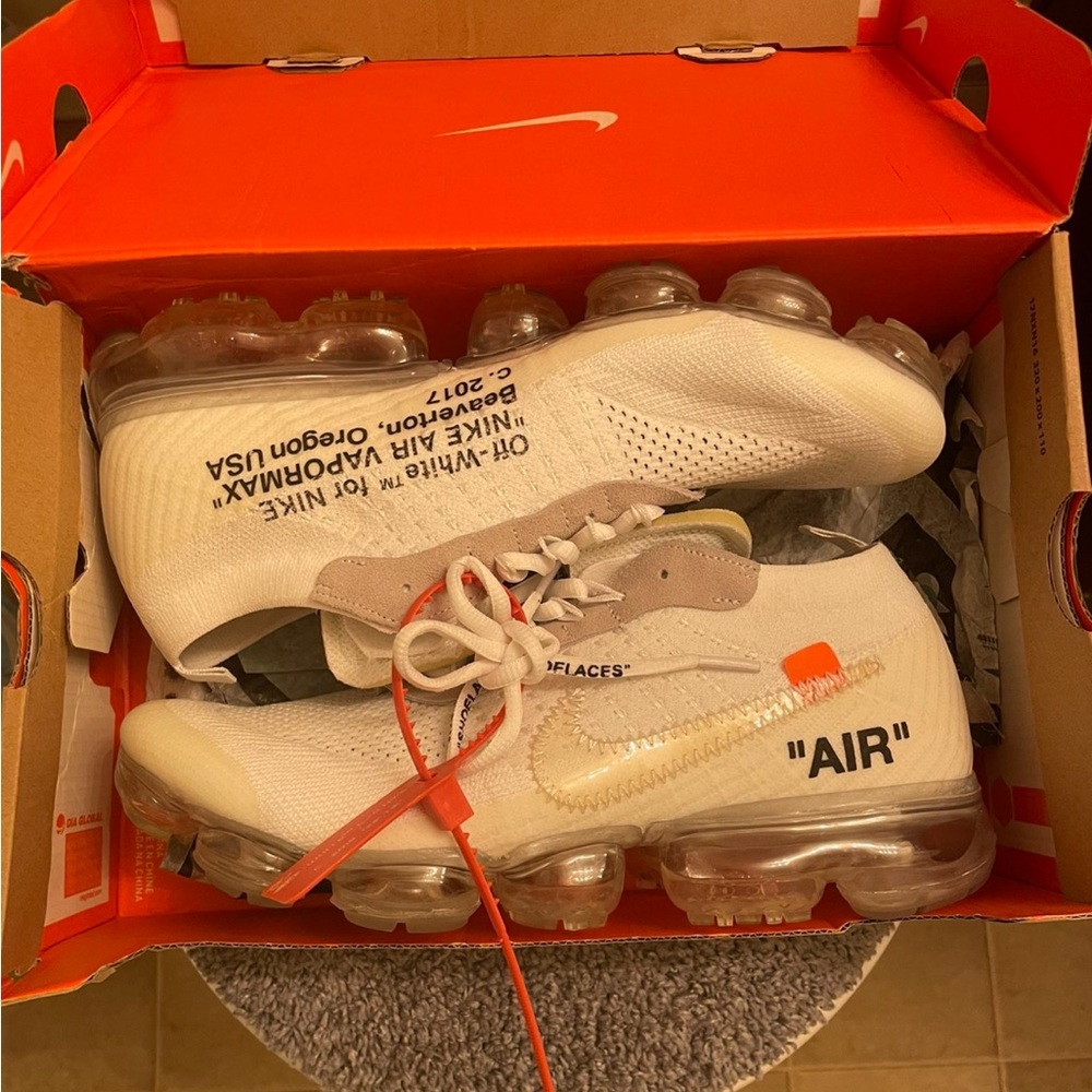 NIKE OFF-WHITE VAPORMAX MENS SIZE 9.5